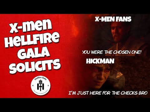 X-MEN: HELLFIRE GALA Full Solicits…Please Bring HICKMAN BACK!