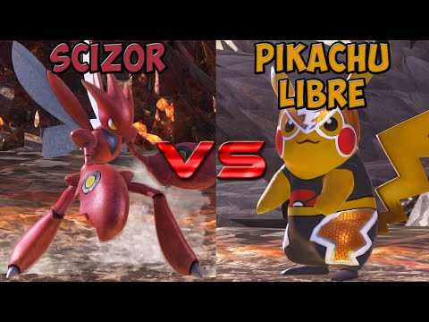 Pokken tournament DX - Scizor vs Pikachu Libre