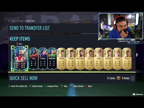 Castro1021 OPENED 85+ x20 PACK AND GOT THIS😱😱 - FIFA22 ULTIMATE TEAM!