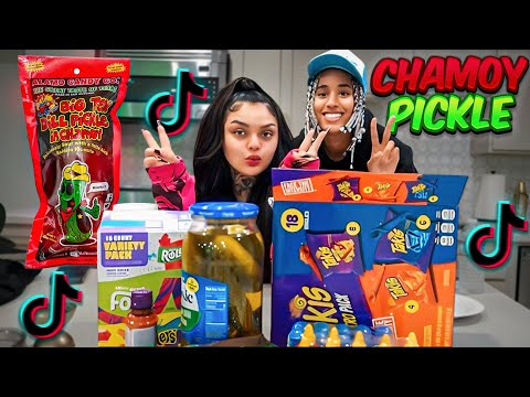 I TRIED THE CHAMOY PICKLE WITH JAIDYN ALEXIS‼️😱🥒🥵🔥