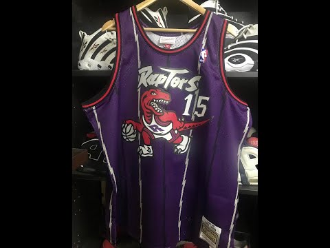 NBA SWINGMAN RAPTORS 98 VINCE CARTER ROAD JERSEY