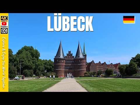 LÜBECK Germany 4K City Walking Tour | Germany’s Hanseatic Capital & Holstentor Gate | City Guide