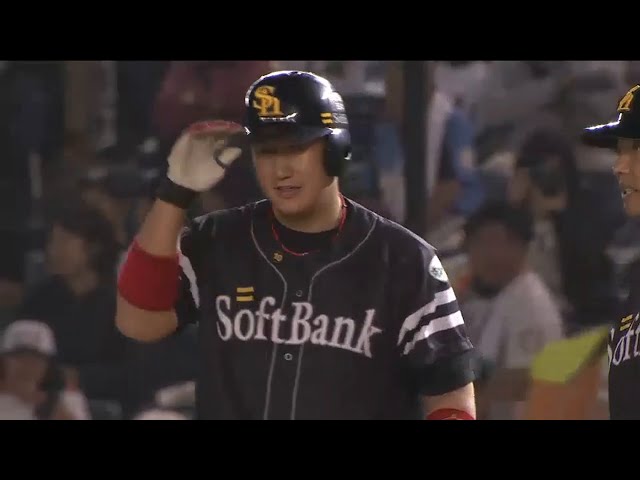 【4回表】5試合連続打点!! ホークス・李大浩 レフト前タイムリー 2015/5/13 M-H