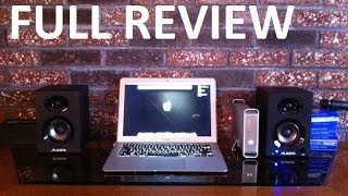 Video thumbnail for FULL REVIEW  alesis elevate 3 studio monitors by Trevers phone reviews