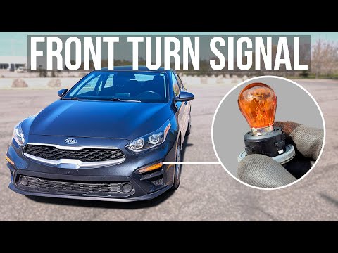 How to Replace Front Turn Signal Bulb - Kia Forte (2019-2021)