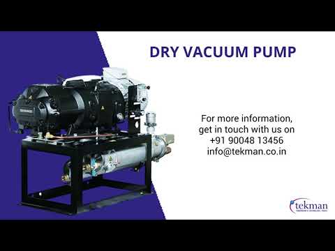 Dry Vacuum Pump Manufacturer In Vadodara