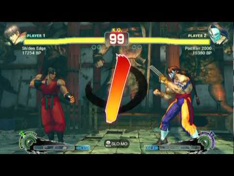 SSF4 [A vs A]: Shiden Edge(#8 Guy) vs Pooman 2000(#6 Vega) Ep.317 - HD 720p