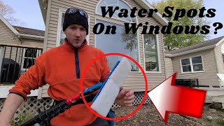 Water Spots/Streaks on Windows After House Wash? How to Remove Them.. The Easy Way