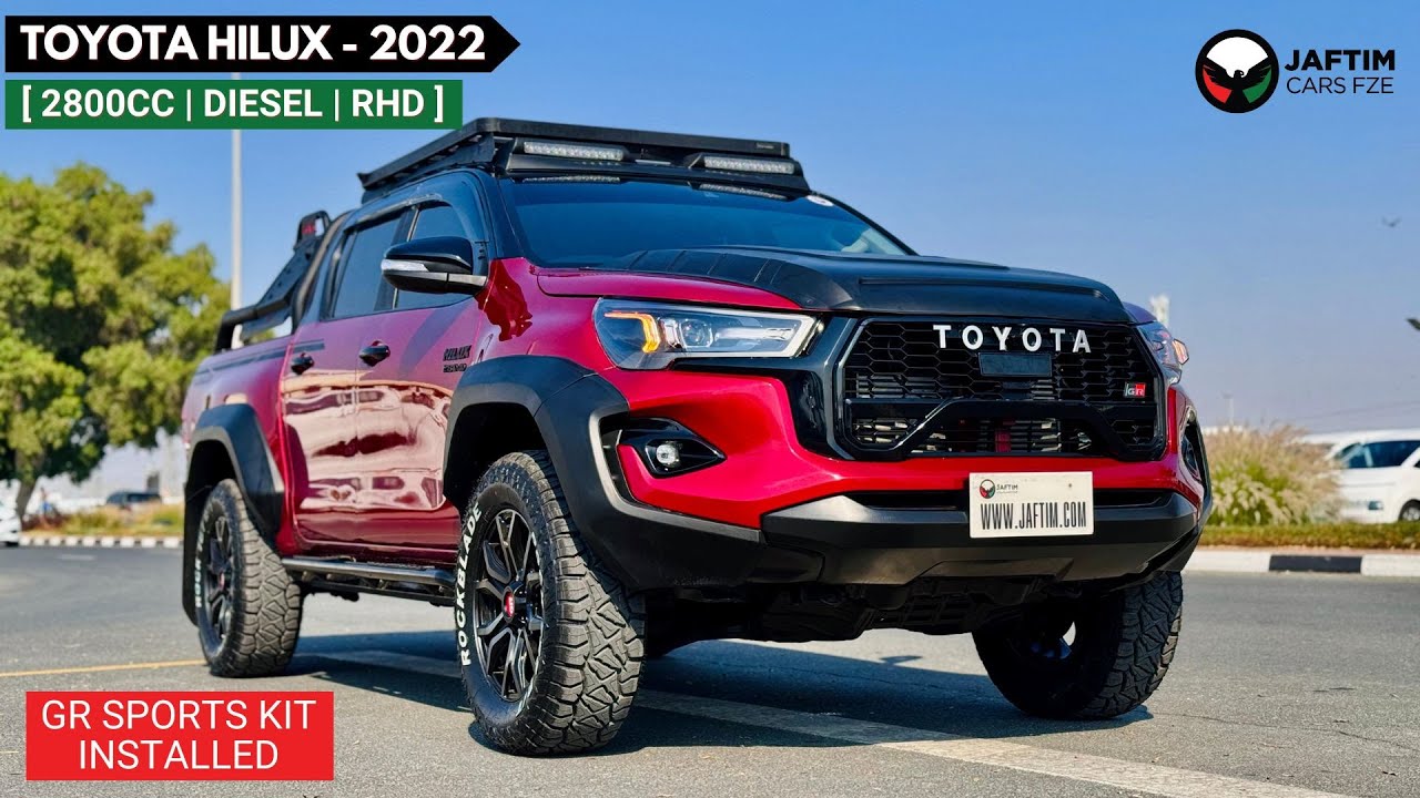 Toyota Hilux GR SPORTS KIT INSTALLED | RHD | AT | 2022 | 2.8L DIESEL ENGINE | HEAVY ROOF RACK | 2WD | ELECTRIC SE video