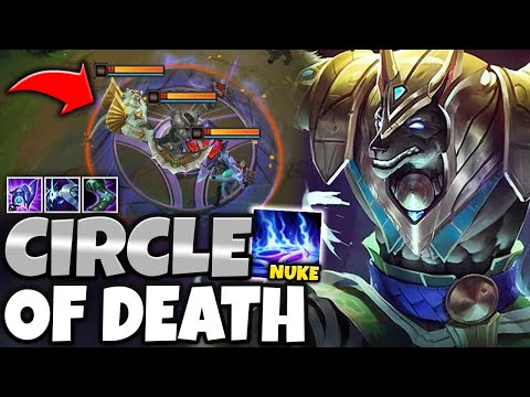 WTF?! AP NASUS CREATES A CIRCLE OF DEATH (NUKE WITH E) - League of Legends