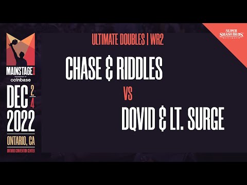 Chase / Riddles vs Dqvid / Lt. Surge - Ultimate Doubles Pools Winners Round 2  - Mainstage 2022
