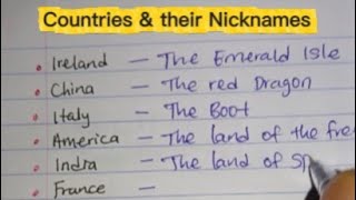 Learn fast: Country Nicknames, Rude Vs Polite English, Chat shortcuts & vocabulary ✅📚
