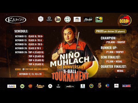 Niño Muhlach 1st Anniversary 9 Ball Tournament | Prince Dela Peña vs Jeff Tam | REDCUBE Billiards