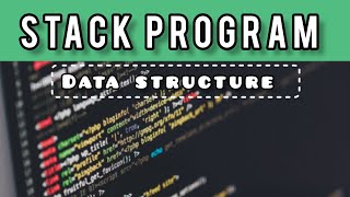 Stack Program ॥ Stack using array in Data structure #stack#datastructure#basicofcoding#coding#video