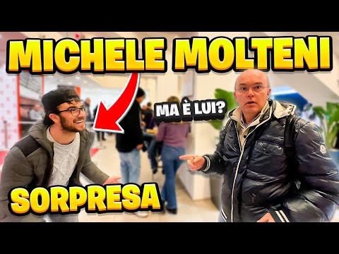 MICHELE MOLTENI fa UNA SORPRESA a MIO PAPÀ allo STADIO! *LEGGENDARIO*