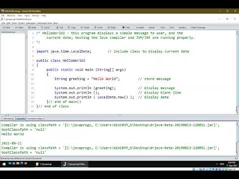 Getting Started With Java Drjava 33 Program Output Capture Preparing Output Capture Document