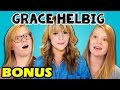 TEENS REACT TO GRACE HELBIG (Bonus #92 ...