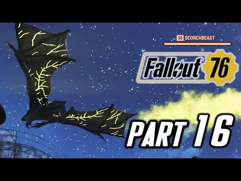 FALLOUT 76 PC Solo Gameplay Walkthrough Part 16 – CORNERED BY SCORCHBEAST