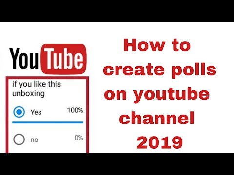 How to create polls on youtube channel 2019