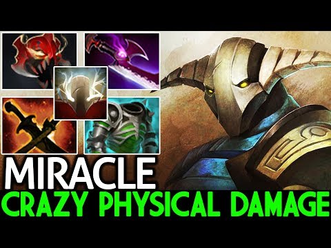 MIRACLE [Sven] Crazy Physical Damage One Stun Kill 7.25 Dota 2
