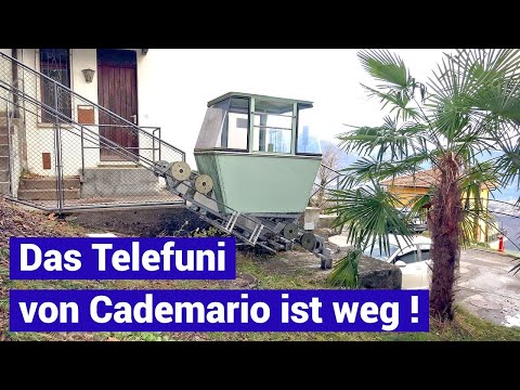 Das Telefuni von Cademario ist weg !