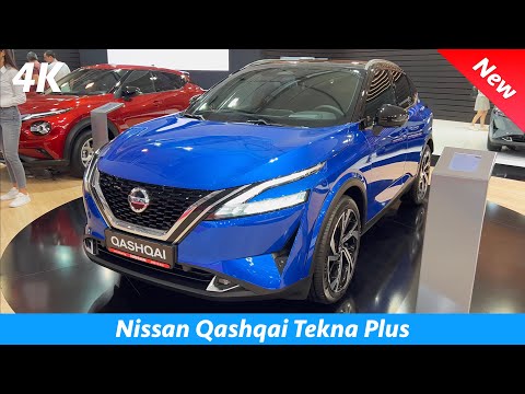Nissan Qashqai Tekna Plus 2022 - FIRST look in 4K | Exterior - Interior (details), Cargo Space