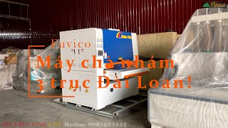 CHÀ NHÁM THÙNG 3 TRỤC ĐÀI LOAN SYC-5283NRP. Máy chuyên dụng để chà ván ghép thanh