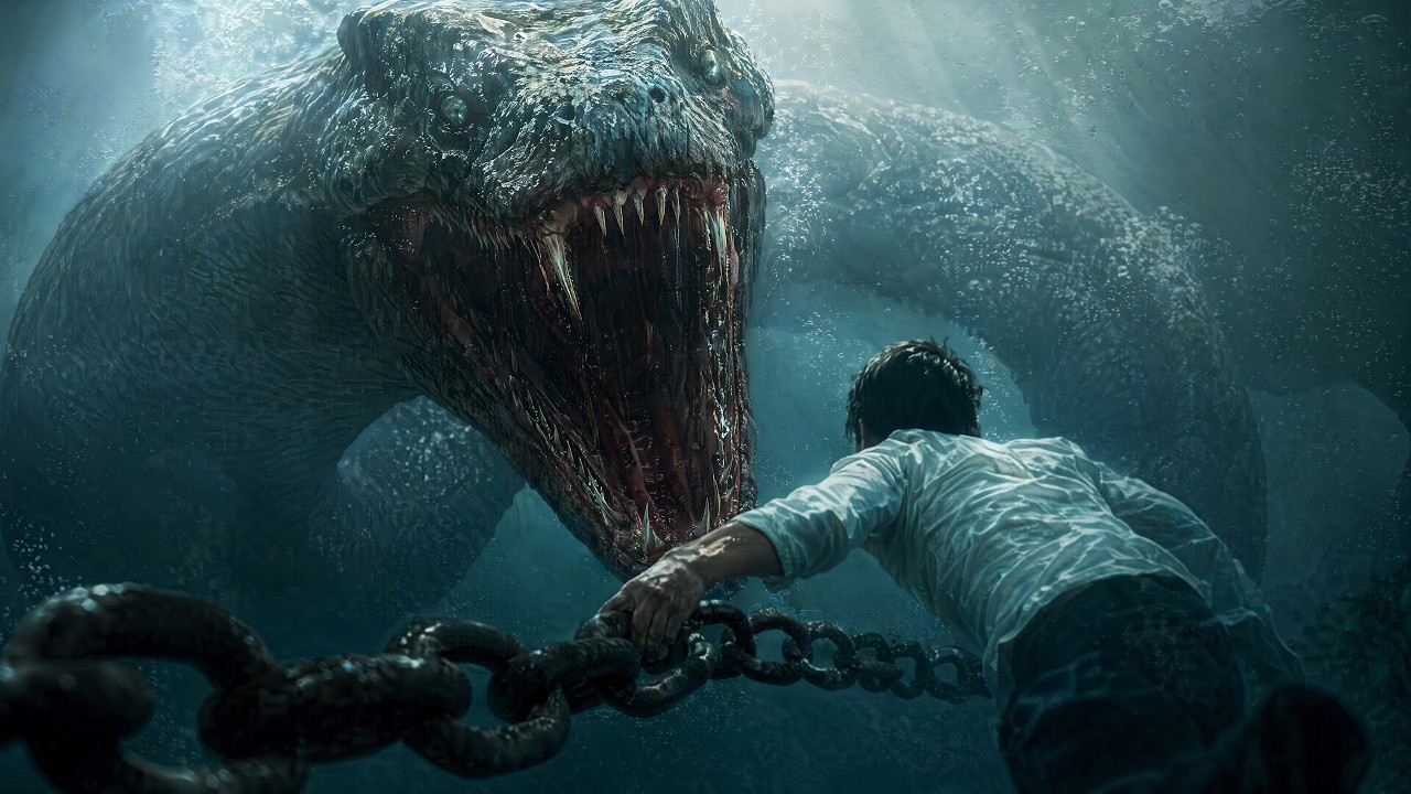 【2026 Newest Movie】Mutated Subterranean Water Snakes 🐉 Drag Cave Explorers to the Deep 😱