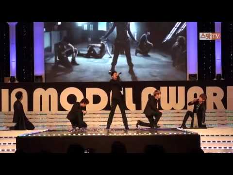 [120118] BEAST - Popular Singer Award + Fiction @ Asian Model Awards