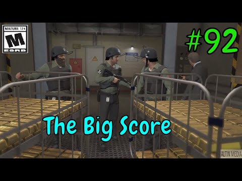 Grand Theft Auto 5 Gameplay Walkthrough Part 92 - The Big Score