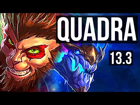 WUKONG vs AURELION SOL (MID) | Quadra, 1.5M mastery, Legendary, 400+ games | KR Diamond | 13.3