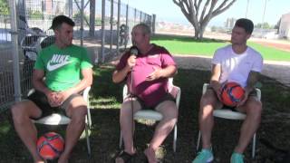 Entrevista a Borja Mir y Jose Carlos Caballero, jugadores de la Selección Valenciana de Fútbol Playa