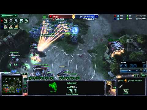 Starcraft --DreamHack -- LOTV -- Happy (T) vs PtitDrogo (P) on Ruins of Seras