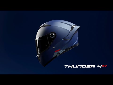 Мотошлем MT THUNDER 4 SV Solid Matt Blue - фото 1 - id-p2304278745