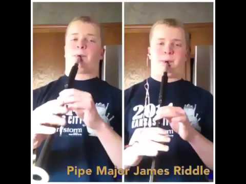 New Bagpipe March! Pipe Major James Riddle