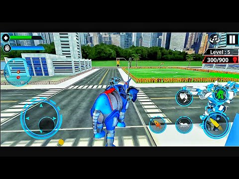 Police Elephant Robot Games - Android Gameplay Part 2