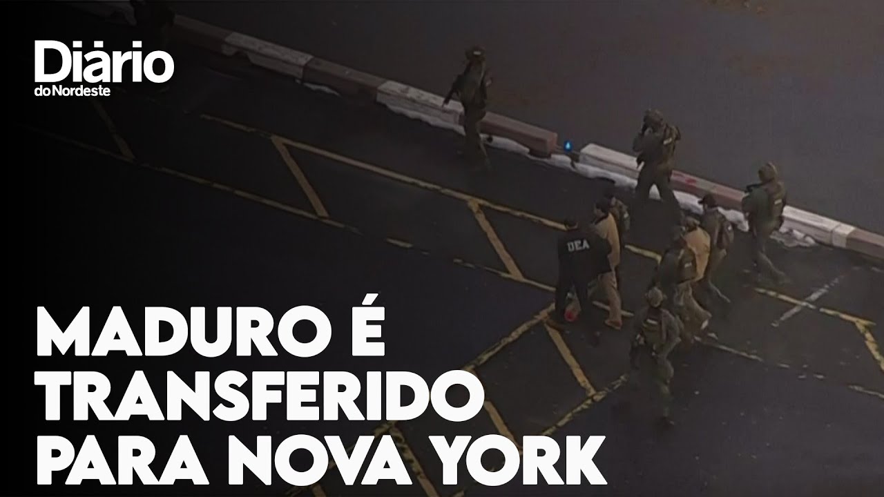 Imagem da notícia Maduro é transferido de prisão para tribunal federal de Nova York, nos EUA