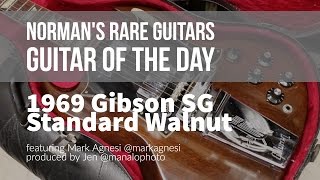 Video thumbnail for 1969 Gibson SG Standard in Walnut | Guitar of the Day by Normans Rare Guitars