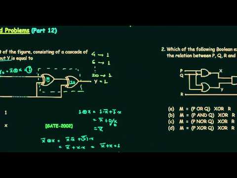 GATE Solved Problems 2002 2008 | Logic Gates | Digital Electronics