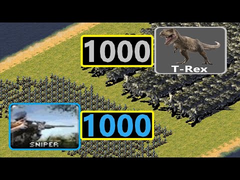 Snipers vs T-Rex - Red Alert 2