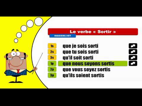 Je conjugue les verbes # Sortir = Subjonctif Passé