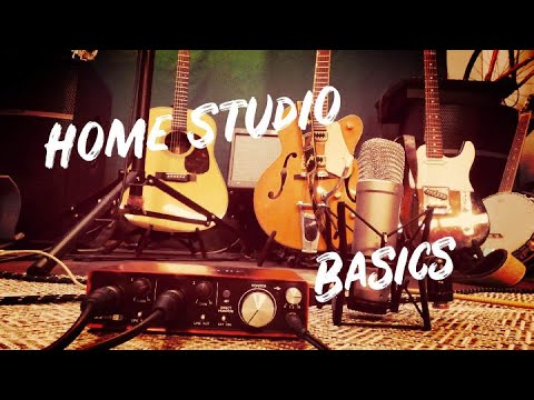 Home Studio Basics - the bare minimum needed to start a home studio