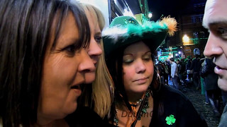 Irish Leprechaun. Mad night on St. Patrick's Day 2013. Dublin, Ireland.