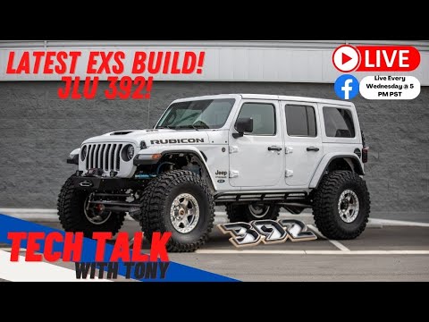 CHECK THIS OUT! We Show You Our Latest JEEP JLU Build! Hemi 392 With Our EXS Suspension System!