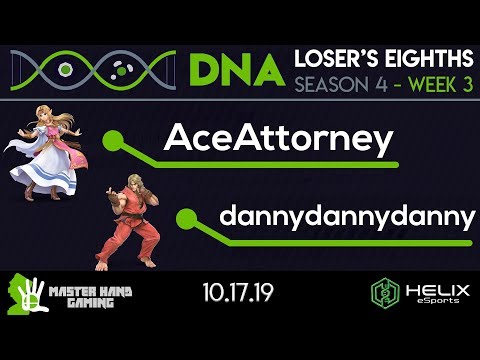 DNA S4:W3 - dannydannydanny (Ken) Vs. AceAttorney (Zelda) - L Eighths