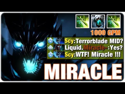 Miracle MID Terrorblade / EZ Counter VISAGE / Crazy Farming 1000 GPM 7.21 Dota 2