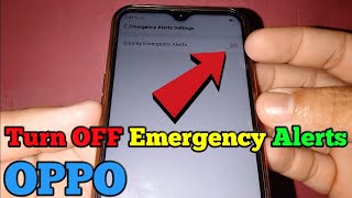 How to Turn OFF Emergency Alerts on OPPO A5s