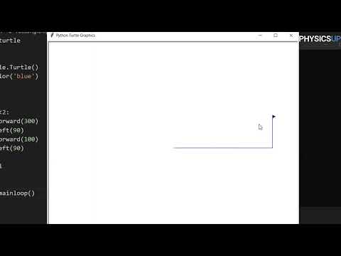 How To Draw Rectangle Using Turtle Package On Python Easy And Basic Program To Draw Rectangle