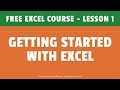 Getting Started With Excel Excel For Beginners FREE Excel Course