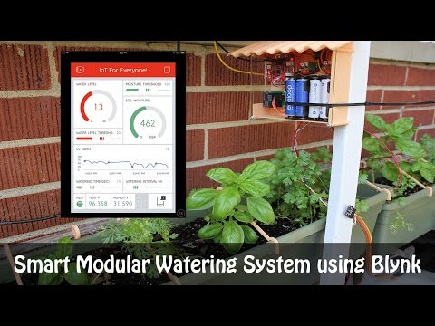 Smart Modular Watering System using Blynk by LuisLabMO - Thingiverse